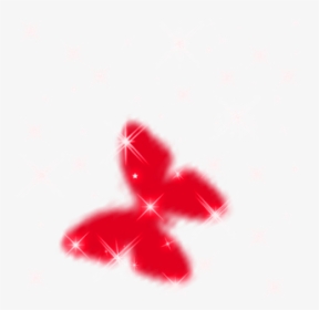 #decor #butterfly #red #glitter #sparkles #stickers - Heart, HD Png Download, Transparent PNG