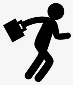 Man Silhouette Walking With Suitcase - Dibujos De Personas Sin Fondo, HD Png Download, Transparent PNG