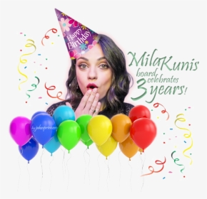 Mila Kunis Board Celebrates 3 Years On Fanforum - Confetti, HD Png Download, Transparent PNG