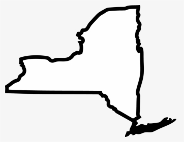 New York City State Outline Clipart , Png Download - New York Colony Outline, Transparent Png, Transparent PNG