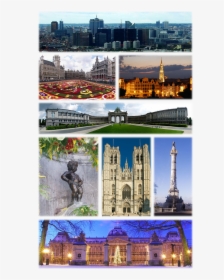A Collage With Several Views Of Brussels, Top - Grand Place, HD Png Download, Transparent PNG
