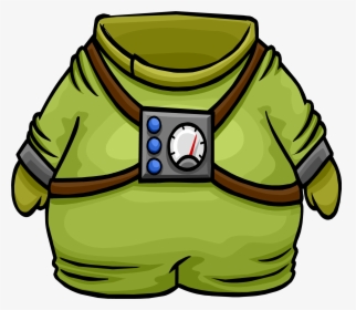 Club Penguin Rewritten Wiki - Club Penguin Green Outfit, HD Png Download, Transparent PNG