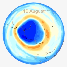 Antarctic Ozone Hole In August - Circle, HD Png Download, Transparent PNG
