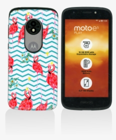 Motorola E5 Play Mm Pop Kick Case Peacock Chevron, HD Png Download, Transparent PNG