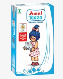 Amul Taaza Tetra Pack, HD Png Download, Transparent PNG