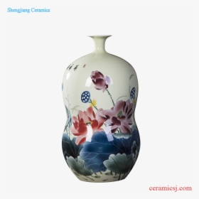 Floret Bottle Of Jingdezhen Ceramics Enamel Painted - Porcelain, HD Png Download, Transparent PNG