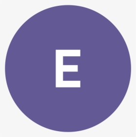 E In A Purple Circle, HD Png Download, Transparent PNG