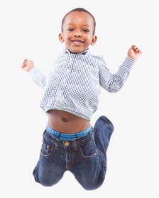 Black Child Png - Black Kids Jumping, Transparent Png, Transparent PNG