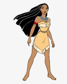 Pocahontas Disney Full Body Clipart , Png Download - Pocahontas Clipart, Transparent Png, Transparent PNG
