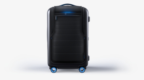 Blue Smart Carry Png Image - Hubless Wheel Luggage, Transparent Png, Transparent PNG