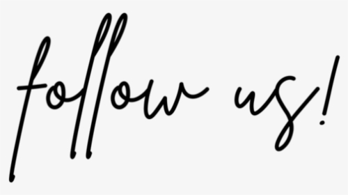 Follow Us - Calligraphy, HD Png Download, Transparent PNG