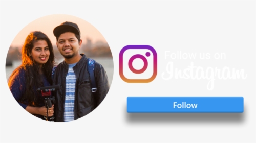 Instagram Follow Us - Trip Couple, HD Png Download, Transparent PNG