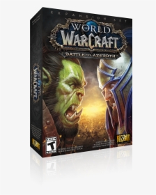 Wow Battleforazeroth 3d-left - World Of Warcraft Battle For Azeroth Standard Edition, HD Png Download, Transparent PNG