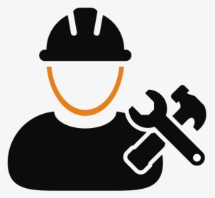 Trade Contractor Icon , Png Download - Construction Worker Icon Png, Transparent Png, Transparent PNG