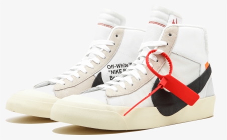 Off-white X Nike Blazer Mid - Nike Blazer Off White, HD Png Download, Transparent PNG