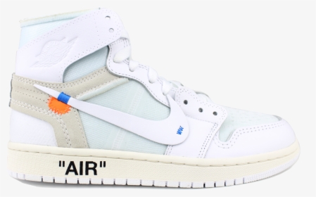 Nike X Off White Air Jordan 1 Nrg - Nike Air Jordan 1 Off White Background Transparent, HD Png Download, Transparent PNG