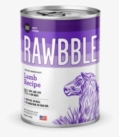Rawbble Lamb Recipe Canned Dog Food, HD Png Download, Transparent PNG