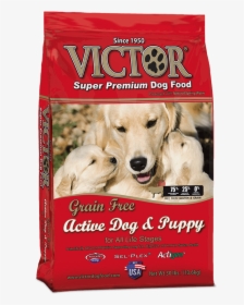 Victor Grain Free Active Dog And Puppy Food - Victor Grain Free Dog Food, HD Png Download, Transparent PNG