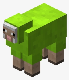 Minecraft Sheep Png - Yellow Dyed Sheep Minecraft, Transparent Png, Transparent PNG