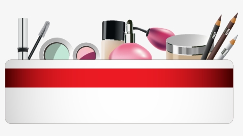 Cartoon Makeup Box Cosmetic Elements - Cosmetics, HD Png Download, Transparent PNG