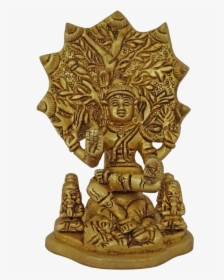 Hindu God Dhakshinamurthy Brass Statue, 3 X 5 Inch, - Carving, HD Png Download, Transparent PNG