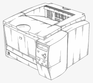 Sketch Of Laser Printer, HD Png Download, Transparent PNG