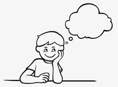 Thinking Clipart Black And White, HD Png Download, Transparent PNG