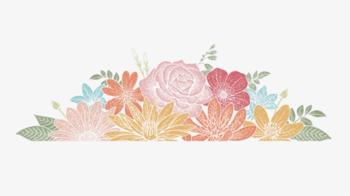 Chalk-flowers - Motif, HD Png Download, Transparent PNG