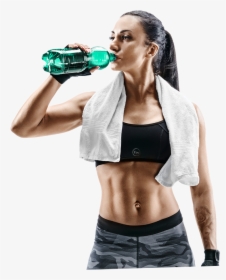 Fitness And Hydration Png - Fitness Drinking Water Png, Transparent Png, Transparent PNG