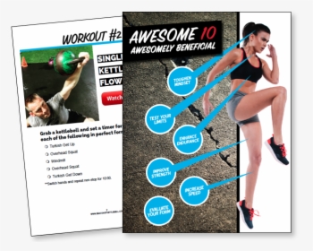 Awesome 10 Workouts - Flyer, HD Png Download, Transparent PNG
