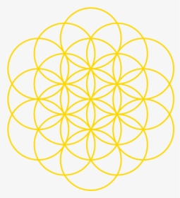 Friendly Yellow - Flower Of Life, HD Png Download, Transparent PNG