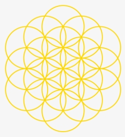 Friendly Yellow - Flower Of Life, HD Png Download, Transparent PNG