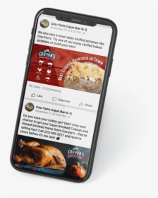 Social Media Posts From Barbeque Restaurant - Iphone, HD Png Download, Transparent PNG