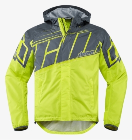 Mens Icon Yellow Pdx 2 Textile Motorcycle Riding Waterproof - Icon Pdx 2 Jacket, HD Png Download, Transparent PNG