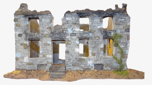 1246-28mm Stone House Ruin - Wall, HD Png Download, Transparent PNG