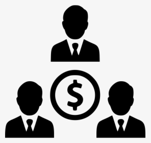 Earnings Businessmen Group People Dollar - Team Communication Icon Png, Transparent Png, Transparent PNG