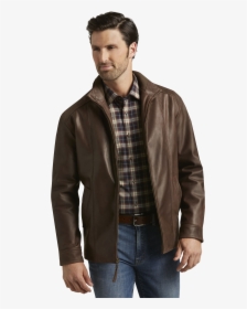 Leather Jacket For Men Png Photo Background - Leather Jacket, Transparent Png, Transparent PNG