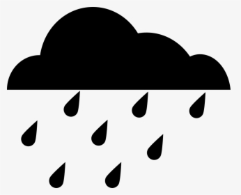 Si Glyph Cloud Rain Heavy Rain Svg Png Icon Free Download - Rain Svg, Transparent Png, Transparent PNG