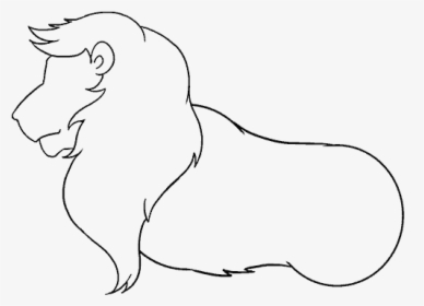 How To Draw Lion - Easy Leon Drawing, HD Png Download, Transparent PNG