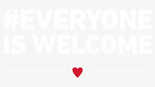 Everyone Is Welcome - Heart, HD Png Download, Transparent PNG