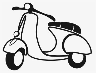 Thumb Image - Scooter Drawing, HD Png Download, Transparent PNG
