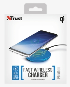 Primo10 Fast Wireless Charger For Smartphones - Trust Cito10, HD Png Download, Transparent PNG