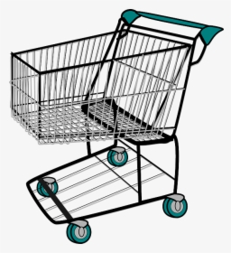 Shopping Cart Vector Graphic Pixabay - Clipart Shopping Cart, HD Png Download, Transparent PNG