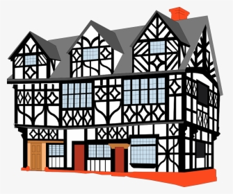 Building 01 Svg Clip Arts - Elizabethan Wood Frame House, HD Png Download, Transparent PNG