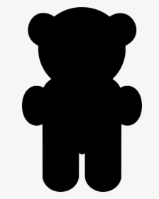 Teddy Bear , Png Download - Teddy Bear Png Silhouette, Transparent Png, Transparent PNG