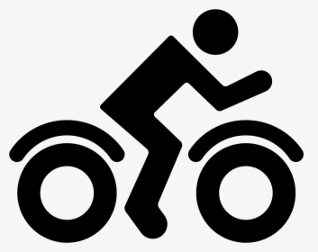 Rider Of A Bicycle - Rider Icon, HD Png Download, Transparent PNG