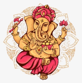 Lord Ganesh , Png Download - God Ganesha Illustration, Transparent Png, Transparent PNG