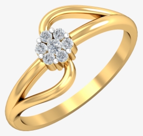 Almost A Solitaire Ring - Pressure Setting Rings Solitaire Look, HD Png Download, Transparent PNG