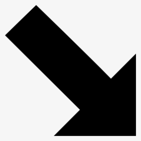 Arrow Down Right - Arrow Down Right Icon, HD Png Download, Transparent PNG