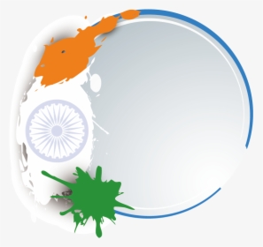 India Flag Round Png File, Transparent Png, Transparent PNG